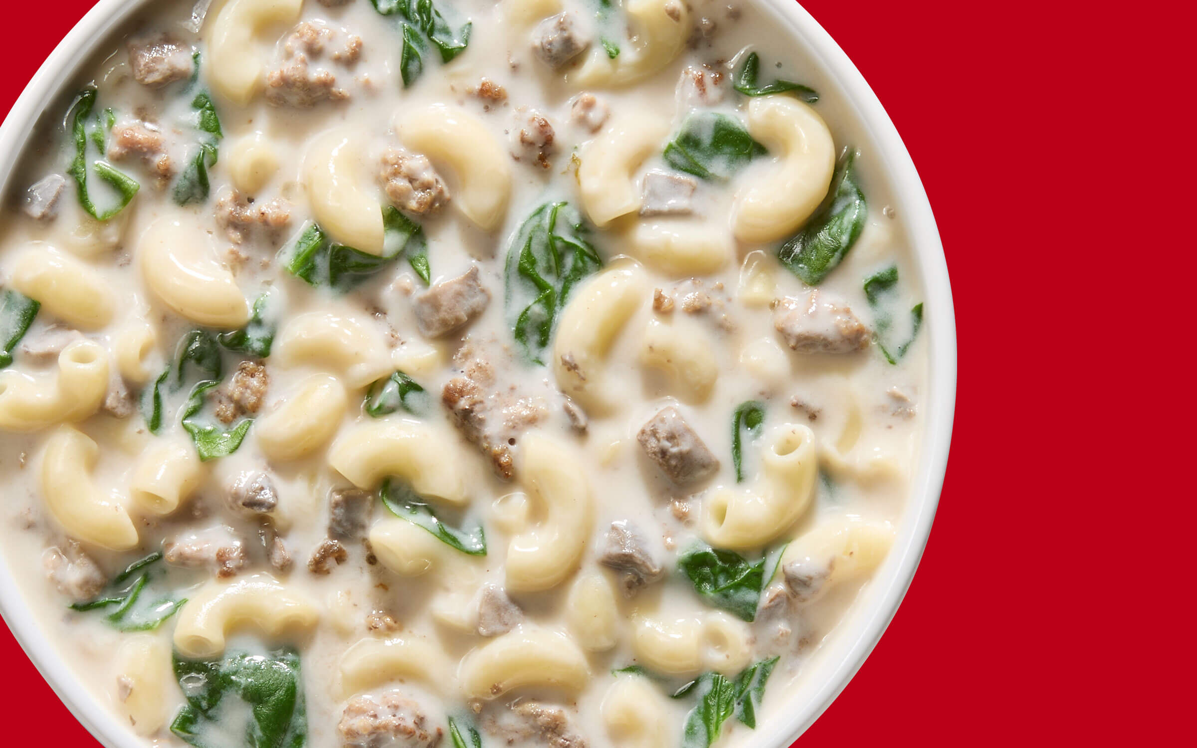 Creamy Mushroom Macaroni Soup